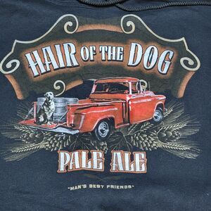 Jerzees LS Black Unisex Hoodie "Hair Of The Dog Pale Ale" - Size 2XL